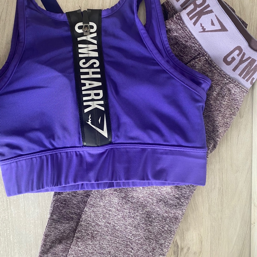 Purple Gymshark Set (Bra & Legging)